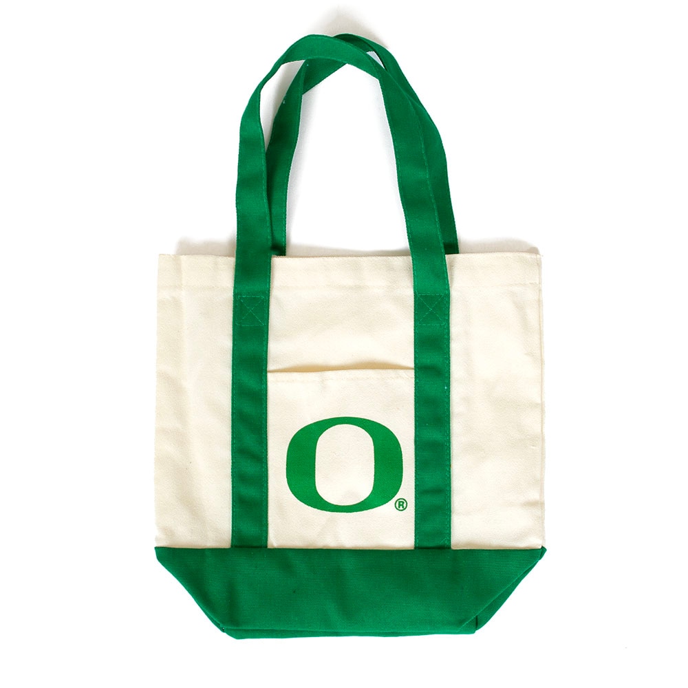 Classic Oregon O, Neil, Green, Tote, Canvas, Accessories, Unisex, 12"x12", Mini, Bag, 960319